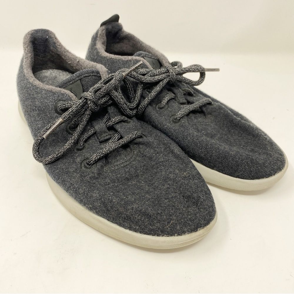 Allbirds wool runners Mens 8 Charcoal gray Sneakers Running Shoes Washable